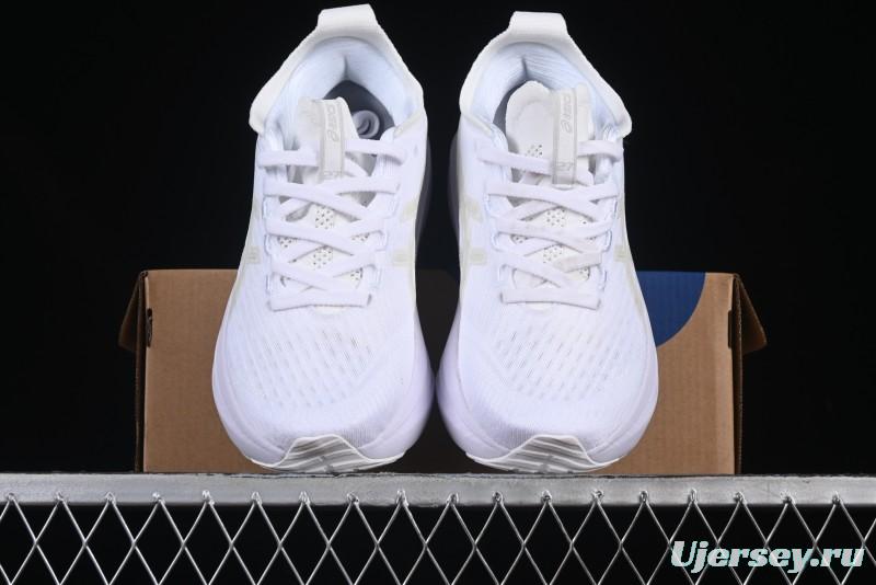 Asics Gel-Nimbus 27 Retro Breathable Casual Shoes with Cushioning for Men - 1012B753-100