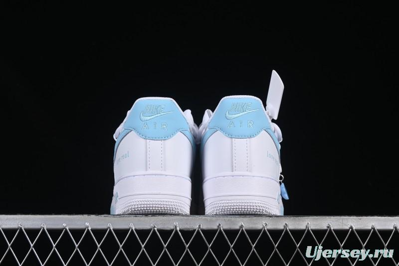 Nike Air Force 1'07 Low Ice Blue Mojito Casual Sneakers - CQ2288-801