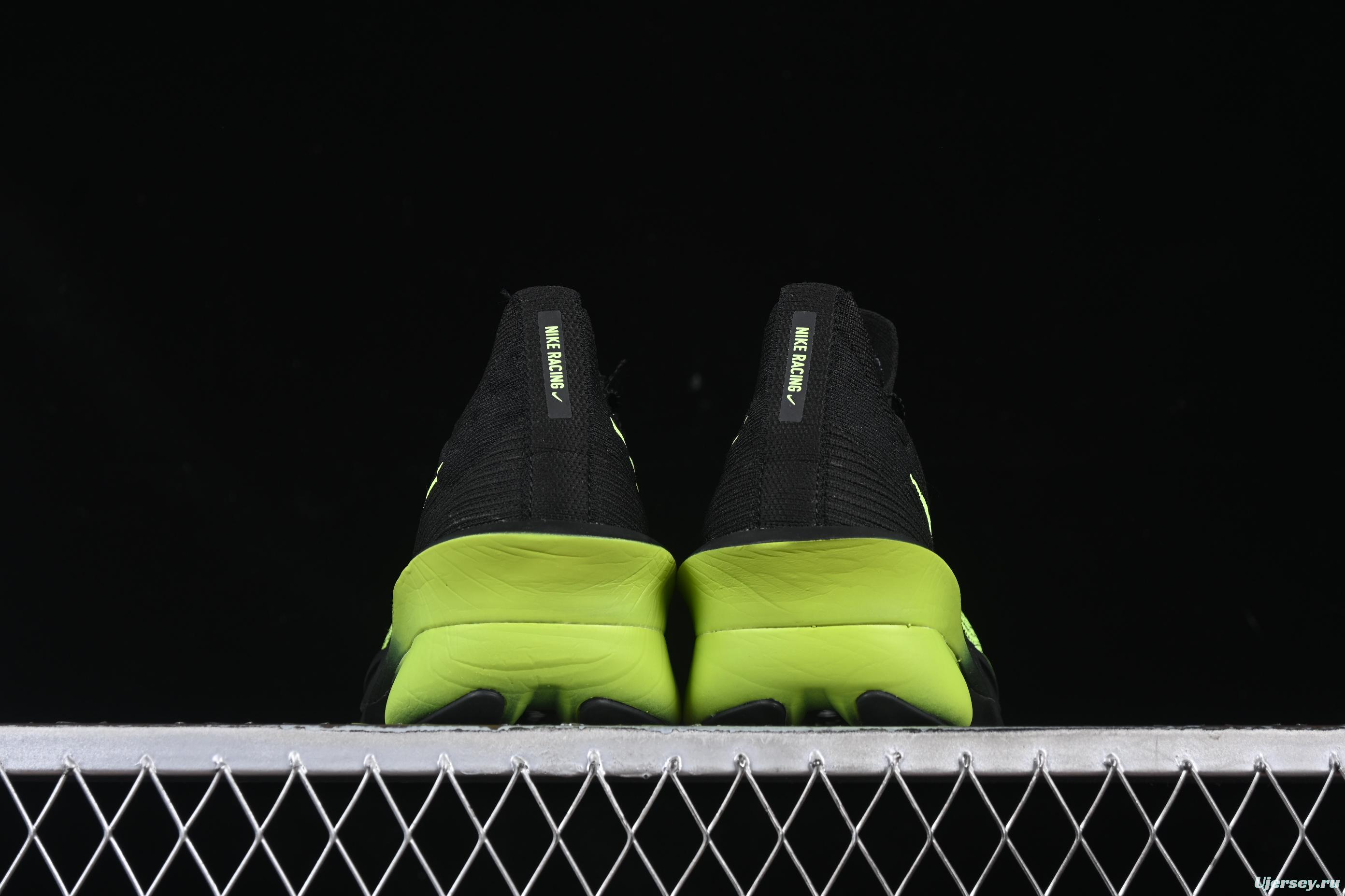 Nike Air Zoom Alphafly NEXT% 2 - Black & Volt Green Performance Running Shoes