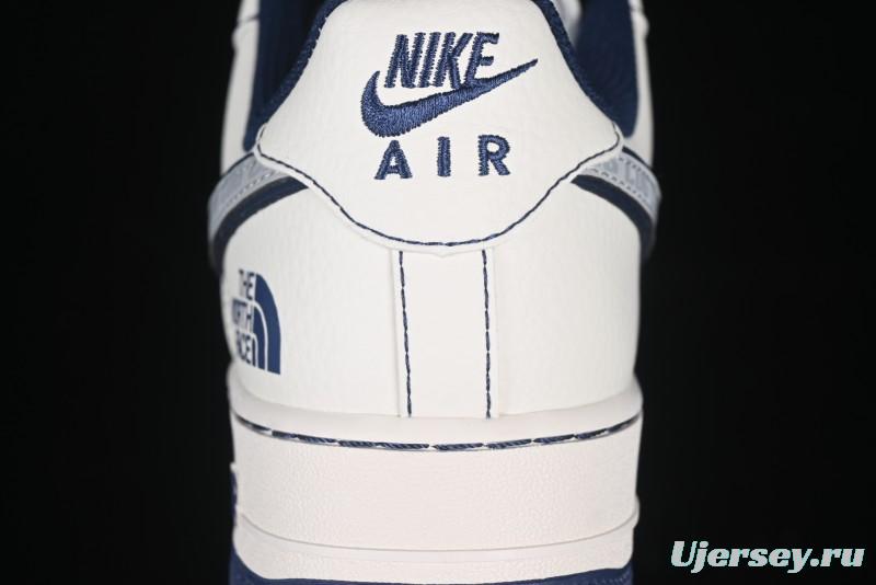 Nike Air Force 1 '07 Low The North Face x COMME des GARÇONS Navy Blue Line Casual Sneakers - HH7518-051