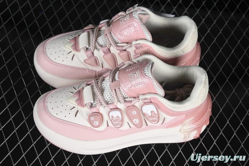 Pink Drip Chunky Sneakers – Trendy Casual Shoes for Women