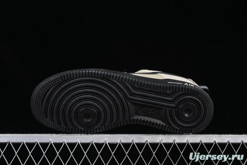 Nike Air Force 1'07 Low Casual Sneakers with Full-Length Air Cushion - HV6526-200
