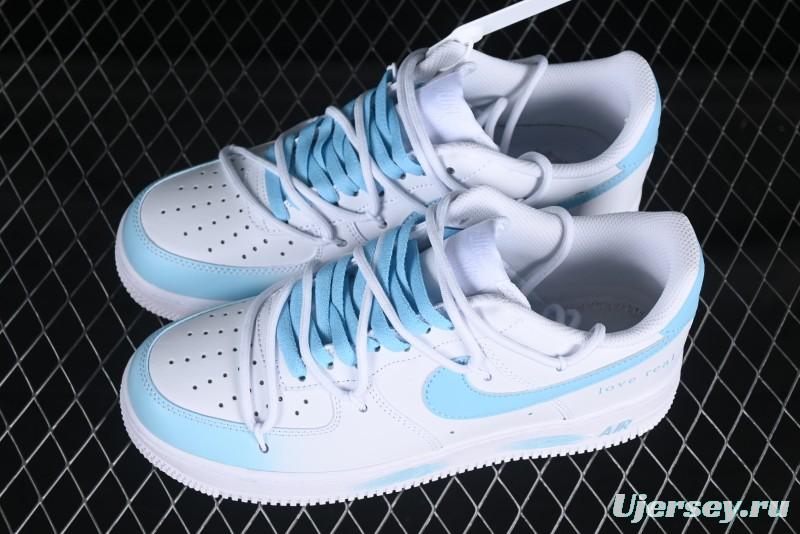 Nike Air Force 1'07 Low Ice Blue Mojito Casual Sneakers - CQ2288-801