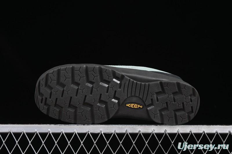 KEEN Jasper Lightweight Outdoor Adventure Shoes – Mint Green & Navy