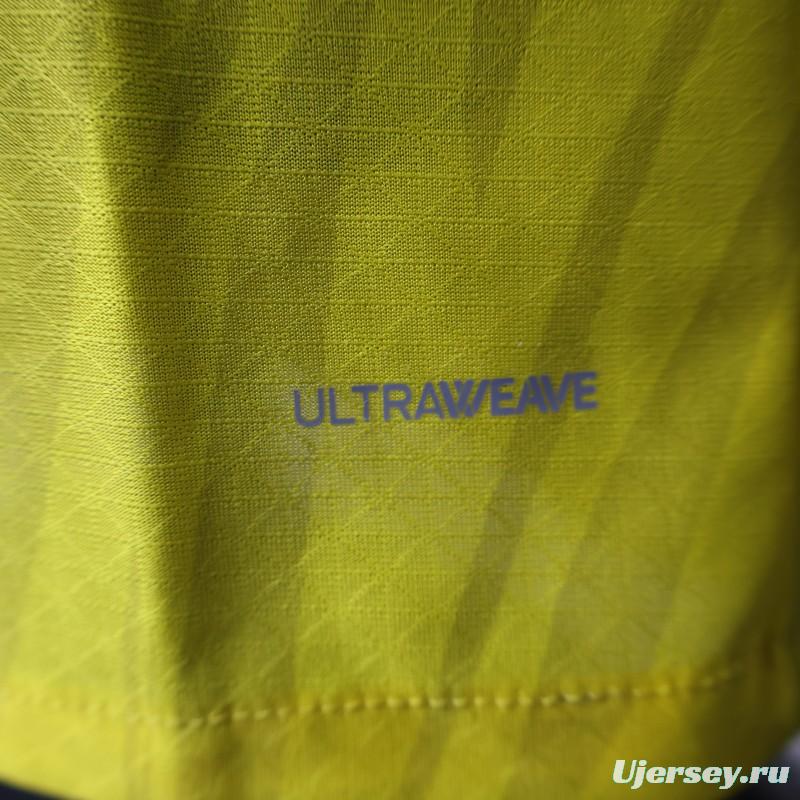 Player Version 25/26 Borussia Dortmund Yellow with Black Pattern Jersey