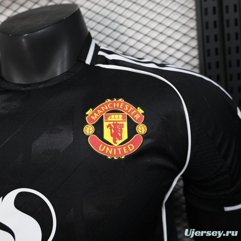 Player Version 25/26 Manchester United  Black Special Jersey