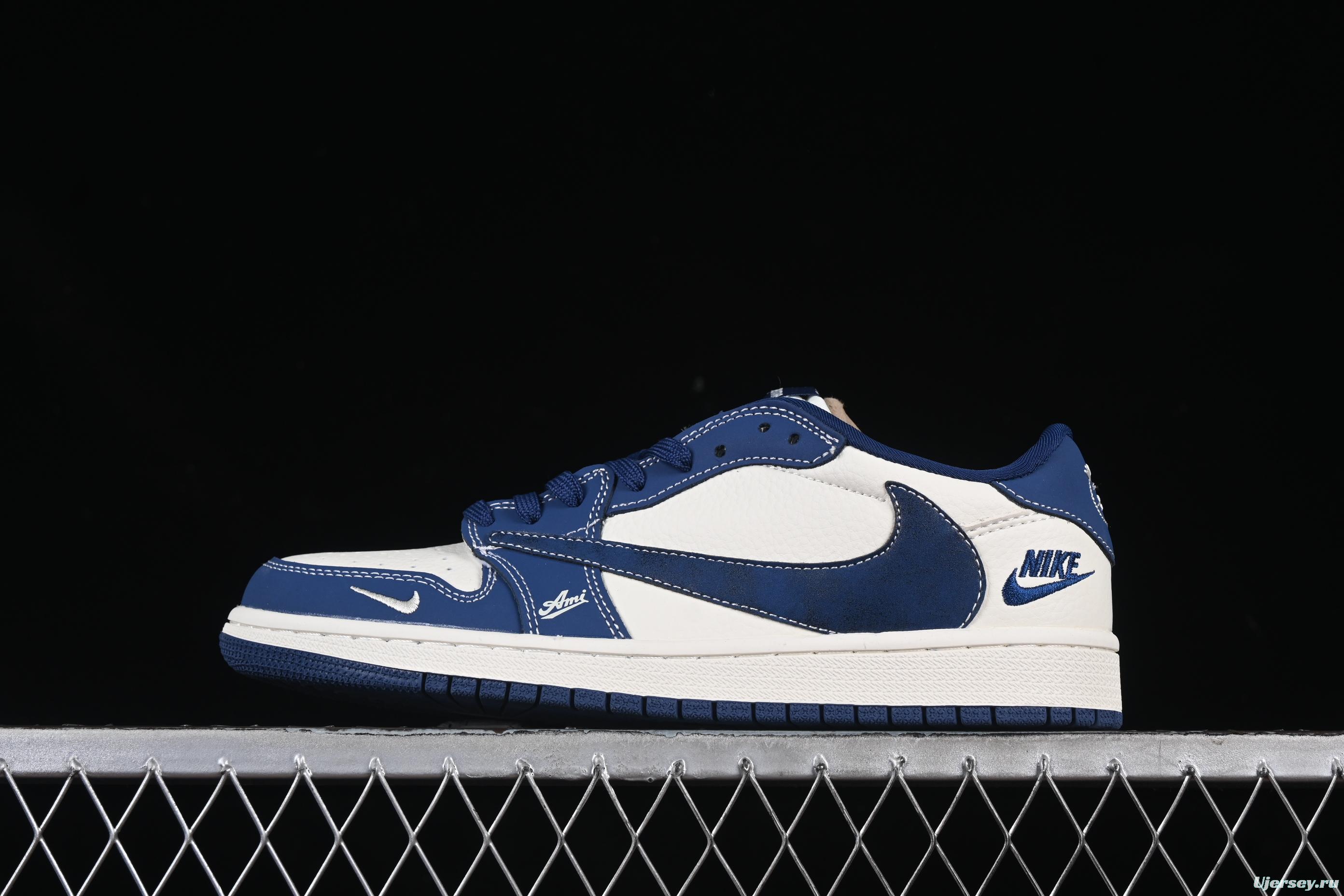 Nike Travis Scott x Fragment Design x Air Jordan 1 Low OG SP Casual Sneakers - XS2024-022