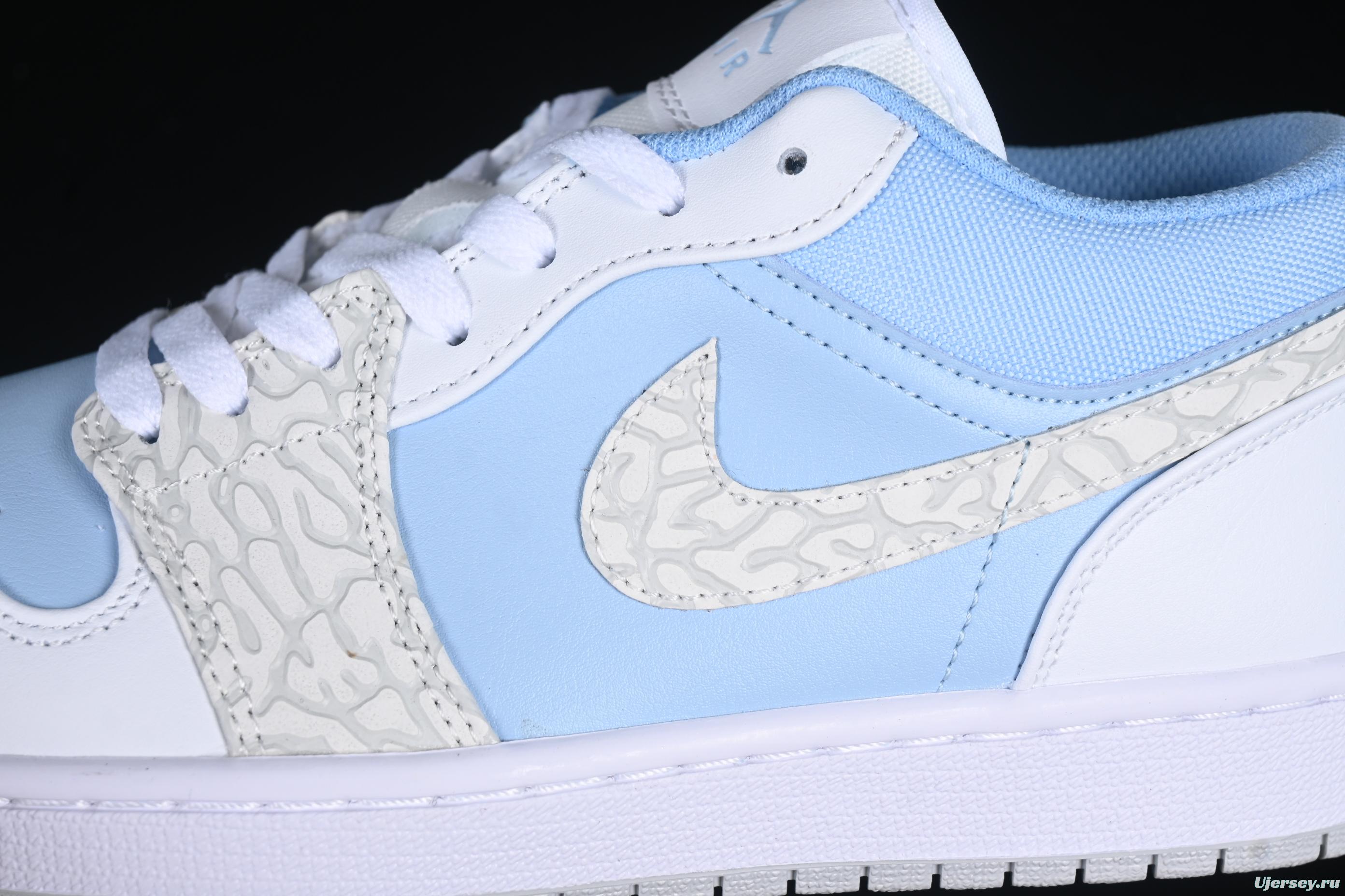 Nike Air Jordan 1 Low "True Blue" Basketball Shoes - IB7692-400