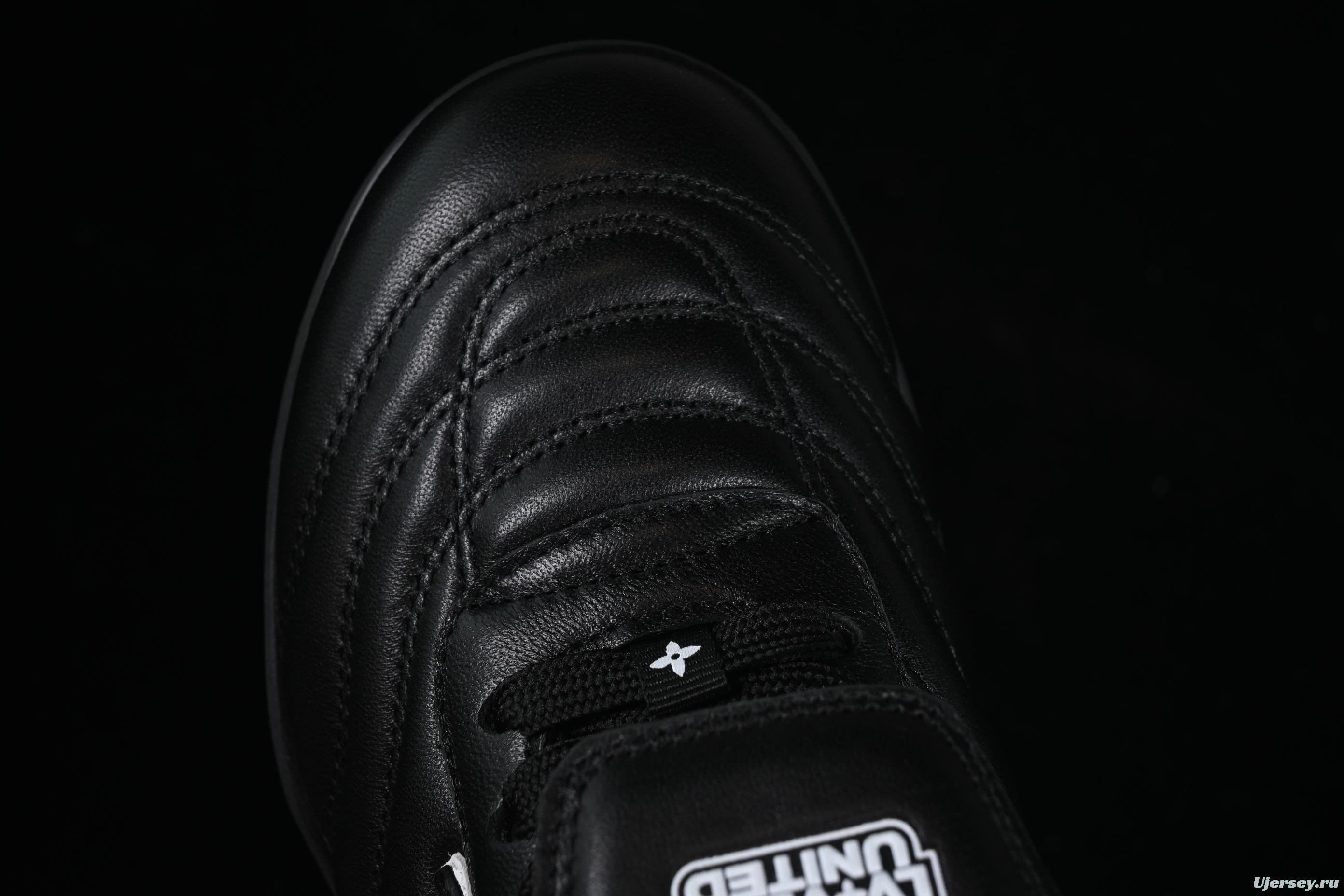 Louis Vuitton Footprint Soccer Low-Top Lifestyle Casual Shoes Round Toe Lace-Up - AJF6