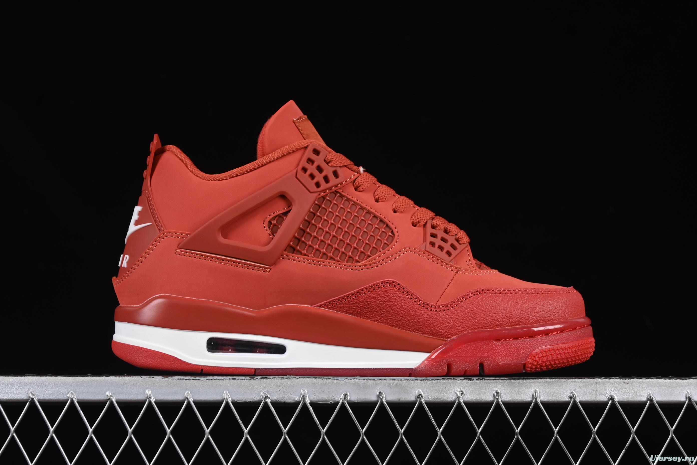 Nike Nigel Sylvester x Air Jordan 4 OG "Brick By Brick" Retro Basketball Shoes - HF4340-800