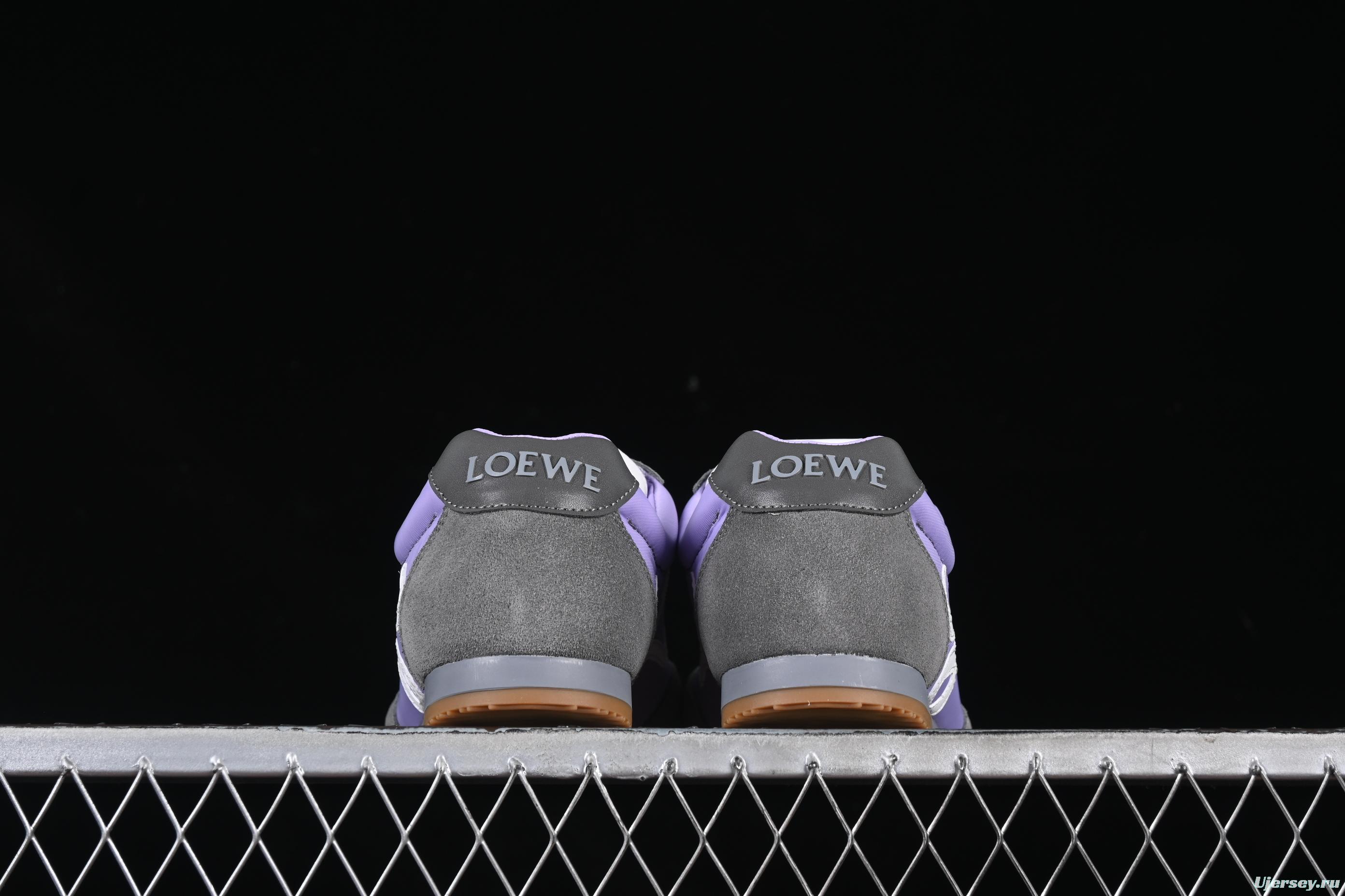 Loewe Ballet Runner 2.0 Sneakers Retro Style Lightweight Casual Shoes - PURPLE