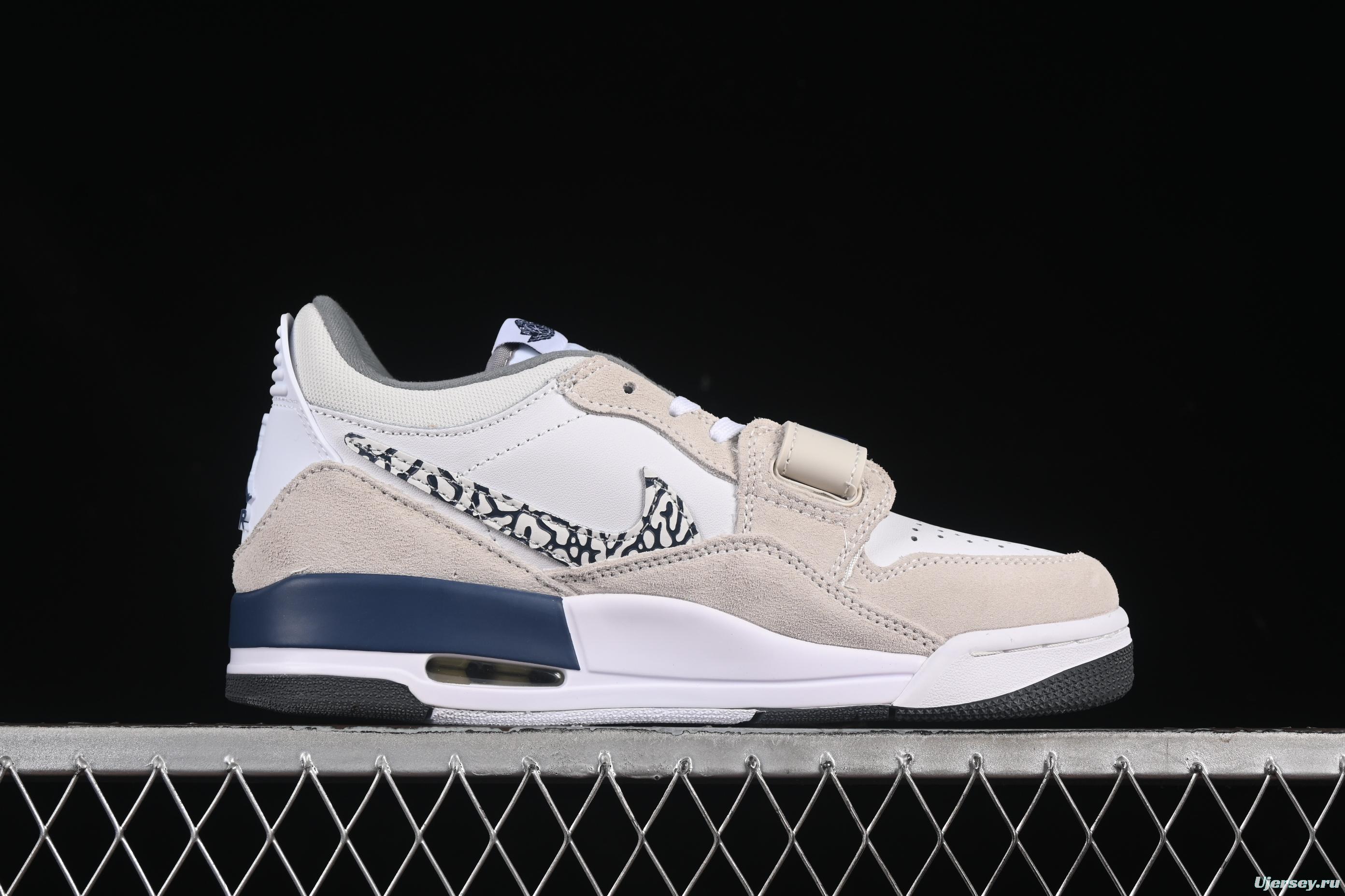 Nike Air Jordan Legacy 312 Low Sneakers with Velcro Strap and Triple Design - CD7069-124