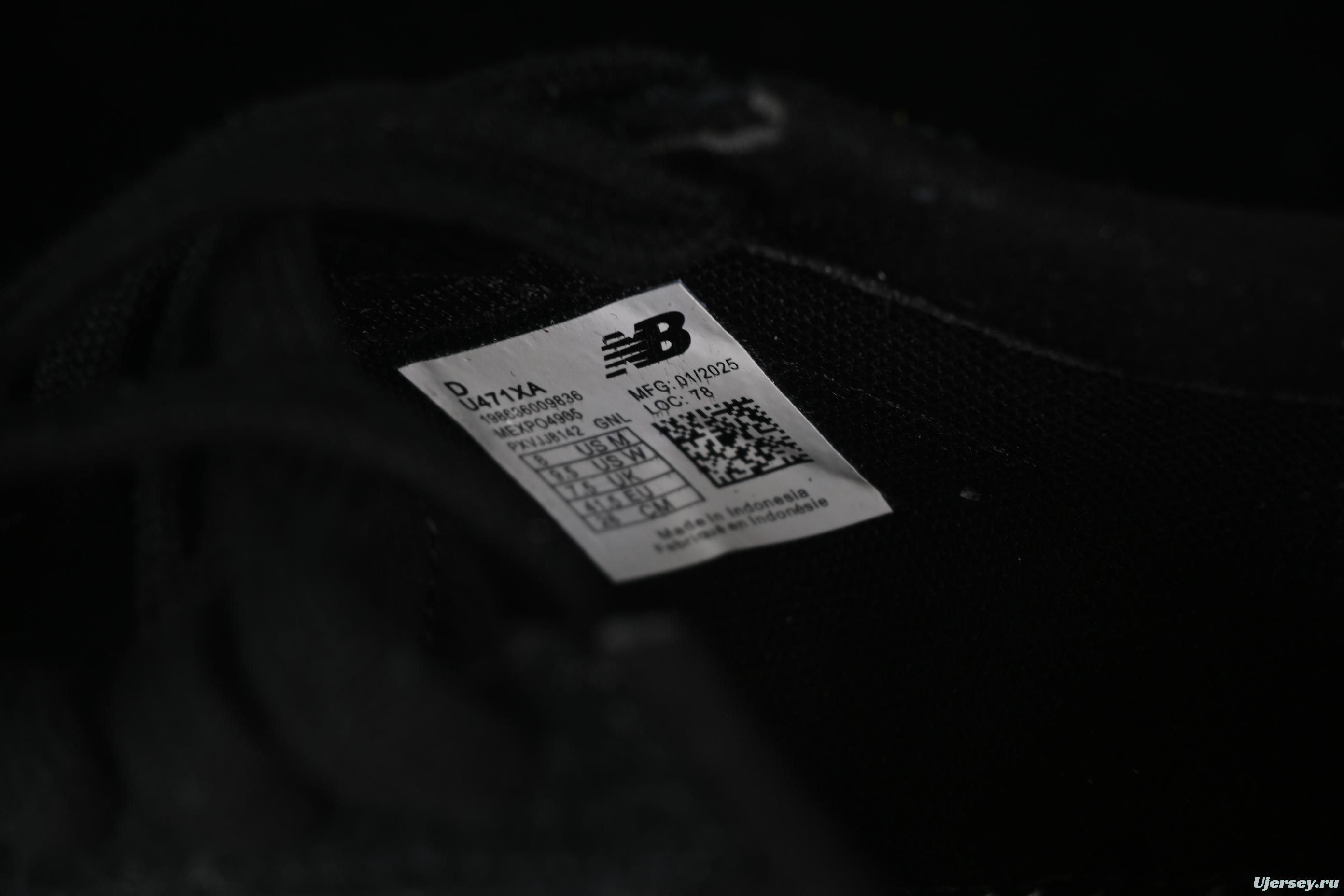 New Balance NB471 Series Fabric and Leather Casual Lifestyle Shoes - U471XA