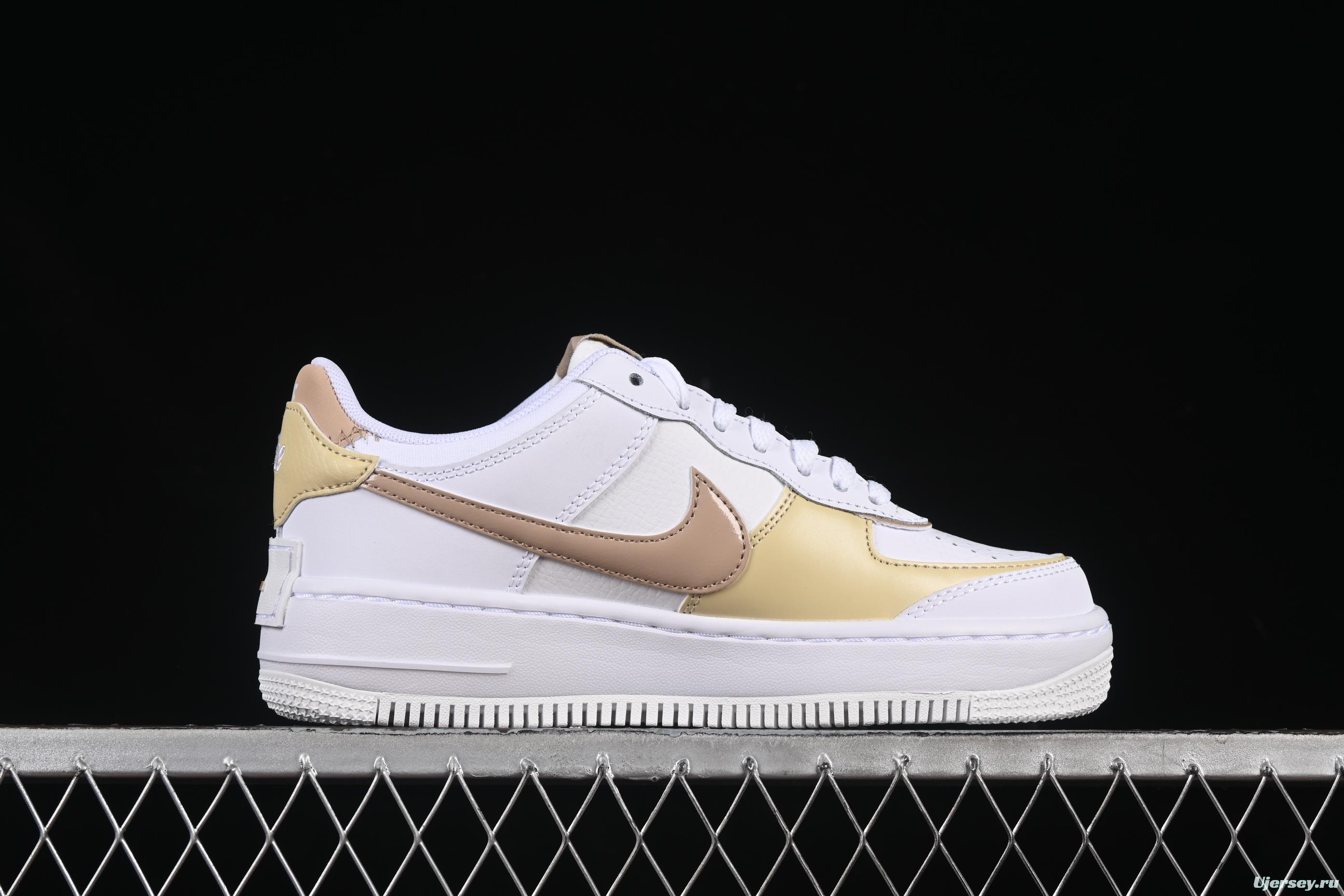 Nike Air Force 1 Shadow Low-Top Sneakers with Lightweight EVA Midsole and Anti-Slip RB Rubber Outsole - DZ1847-111