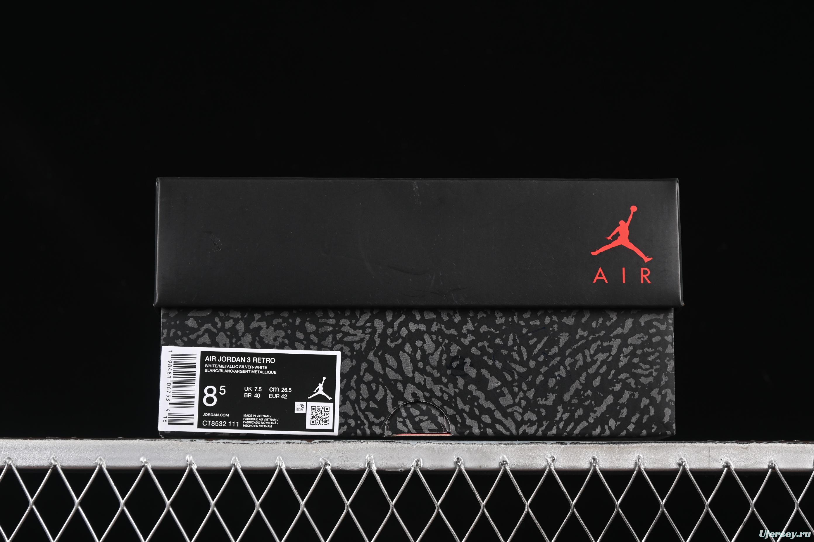 Nike Air Jordan 3 Retro "Pure Money" Basketball Shoes - CT8532-111