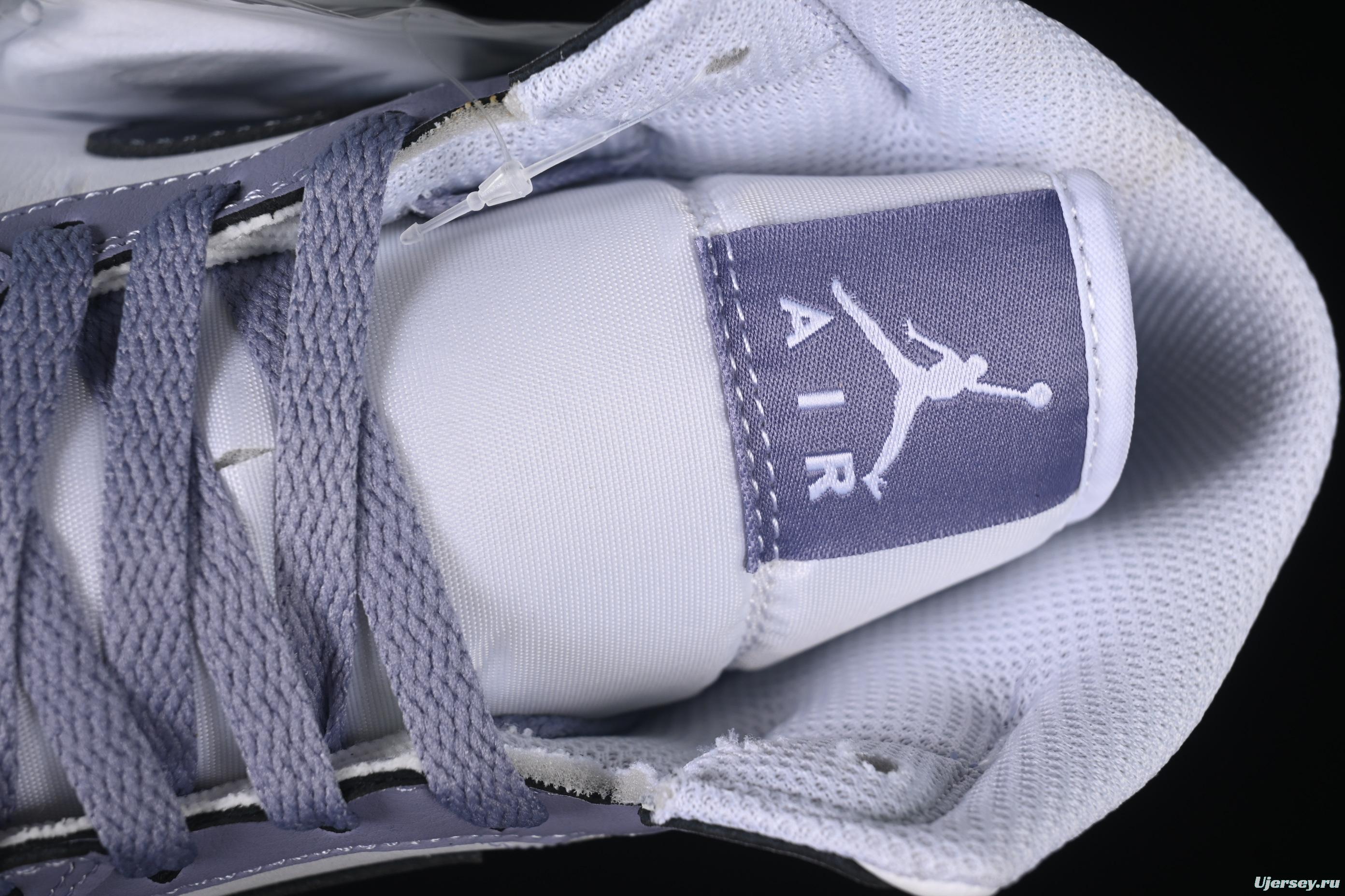 Nike Air Jordan 1 Mid AJ1 Culture Casual Sneakers in Haze Purple - DQ8426-145