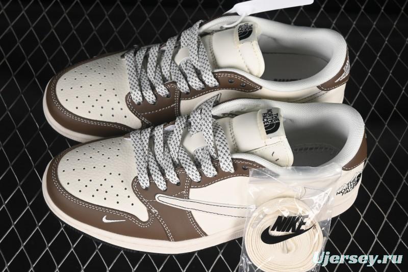 Nike Travis Scott x Fragment Design x Air Jordan 1 Low OG SP AJ1 Low Top Casual Sneakers - XS6089-512