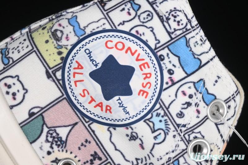 Converse Chiikawa x Converse All Star CM Hi Usagi Emoji Collaboration High Top Casual Sneakers - 1SE426