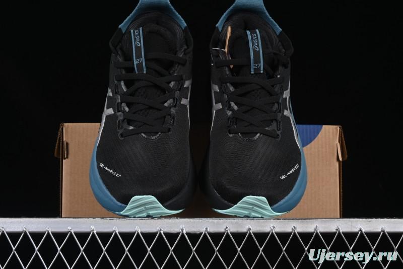 Asics Gel-Nimbus 27 Retro Breathable Casual Shoes with Cushioning for Men - 1011C093-001