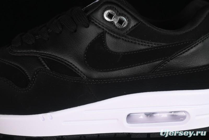 Nike Air Max 1 Retro Running Shoes with Half-Sole Air Cushion - 875844-001