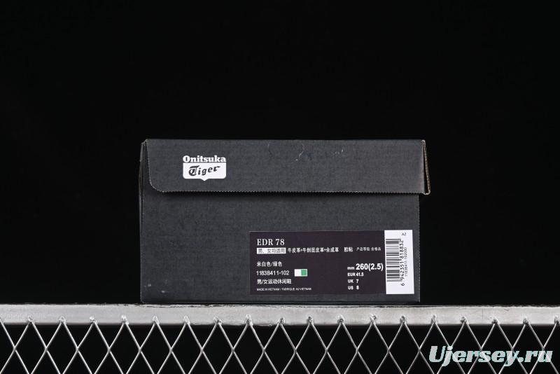 Onitsuka Tiger Edr 78 Low-Top Running Shoes Comfortable Slip-Resistant Durable - 1183B411-102