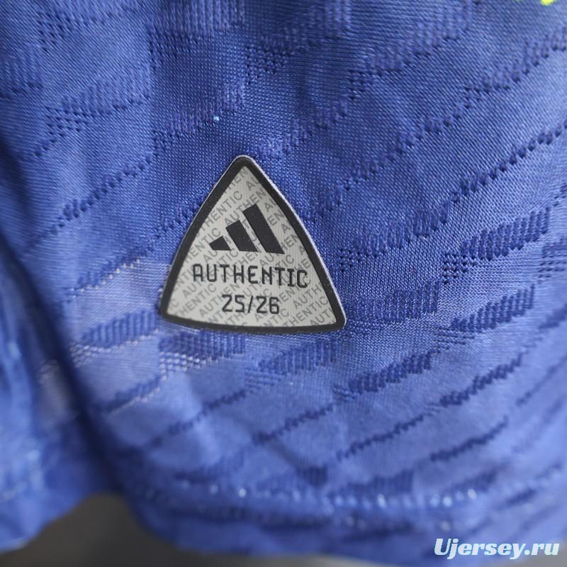 Player Version 25/26 JAjax Jersey with Bob Marley Tribute Design and Inspirational Quotes