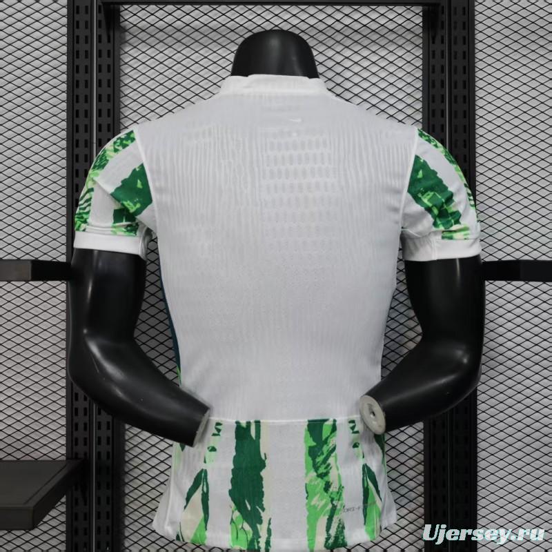 Player Version 2025 Nigeria Green/White Jersey