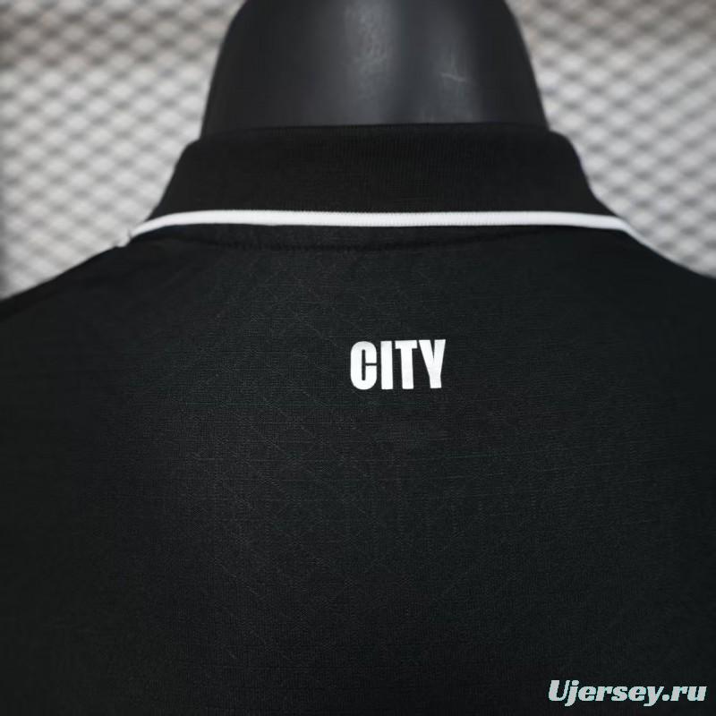 Player Version 25/26 Manchester City Black Away Jersey