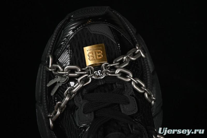 Balenciaga Phantom Sneaker 3XL Running Shoes with Transparent Heel Strap - W3XPL1882