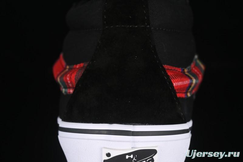 Vans Sk8-Mid Anaheim Collection Scottish Plaid Casual Low-Top Canvas Shoes - VN0A4UWIVNE