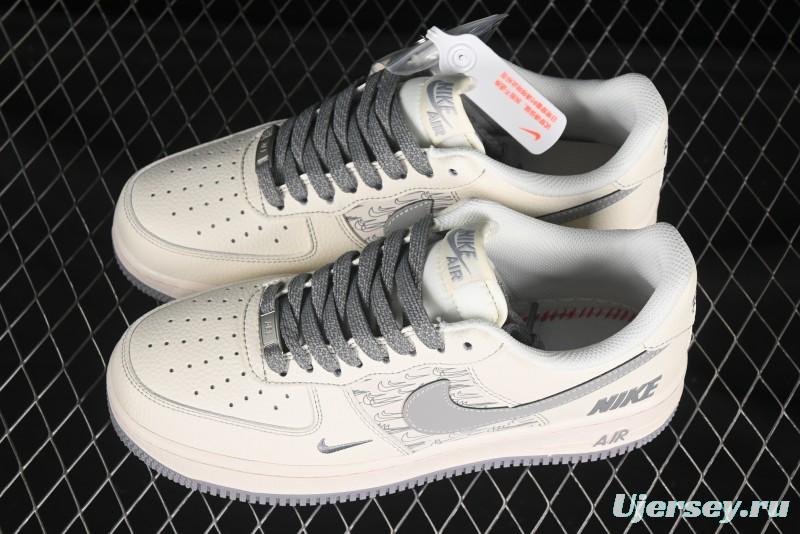 Nike Air Force 1 '07 Low Collaboration Sneakers with Double Swoosh Design - HH7518-070