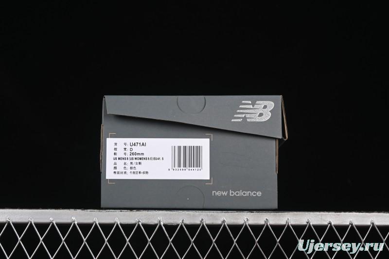 New Balance 471 Series Fabric and Leather Casual Lifestyle Shoes - U471AI