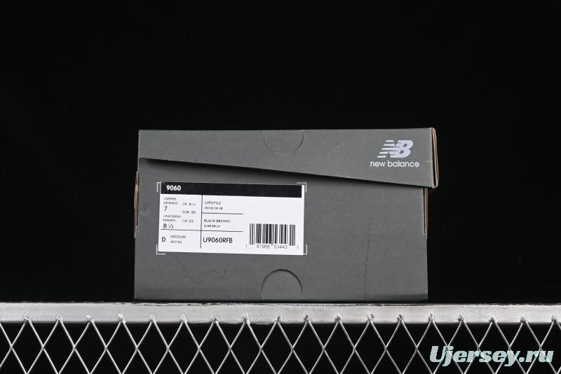 Joe Freshgoods x New Balance 9060 Retro Casual Running Sneakers with ABZORB Cushioning - U9060RFB