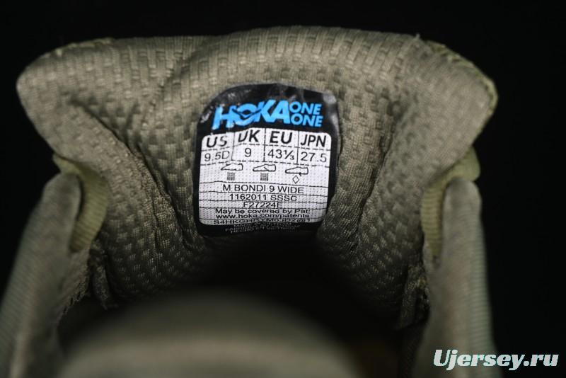 HOKA ONE ONE Bondi 9 Cushioned Running Shoes with Engineered Mesh Upper - 1162011 SSSC