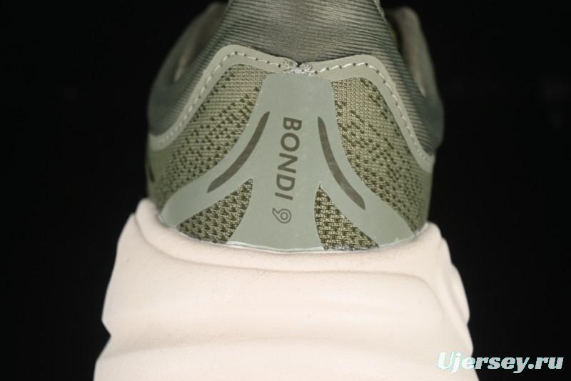 HOKA ONE ONE Bondi 9 Cushioned Running Shoes with Engineered Mesh Upper - 1162011 SSSC