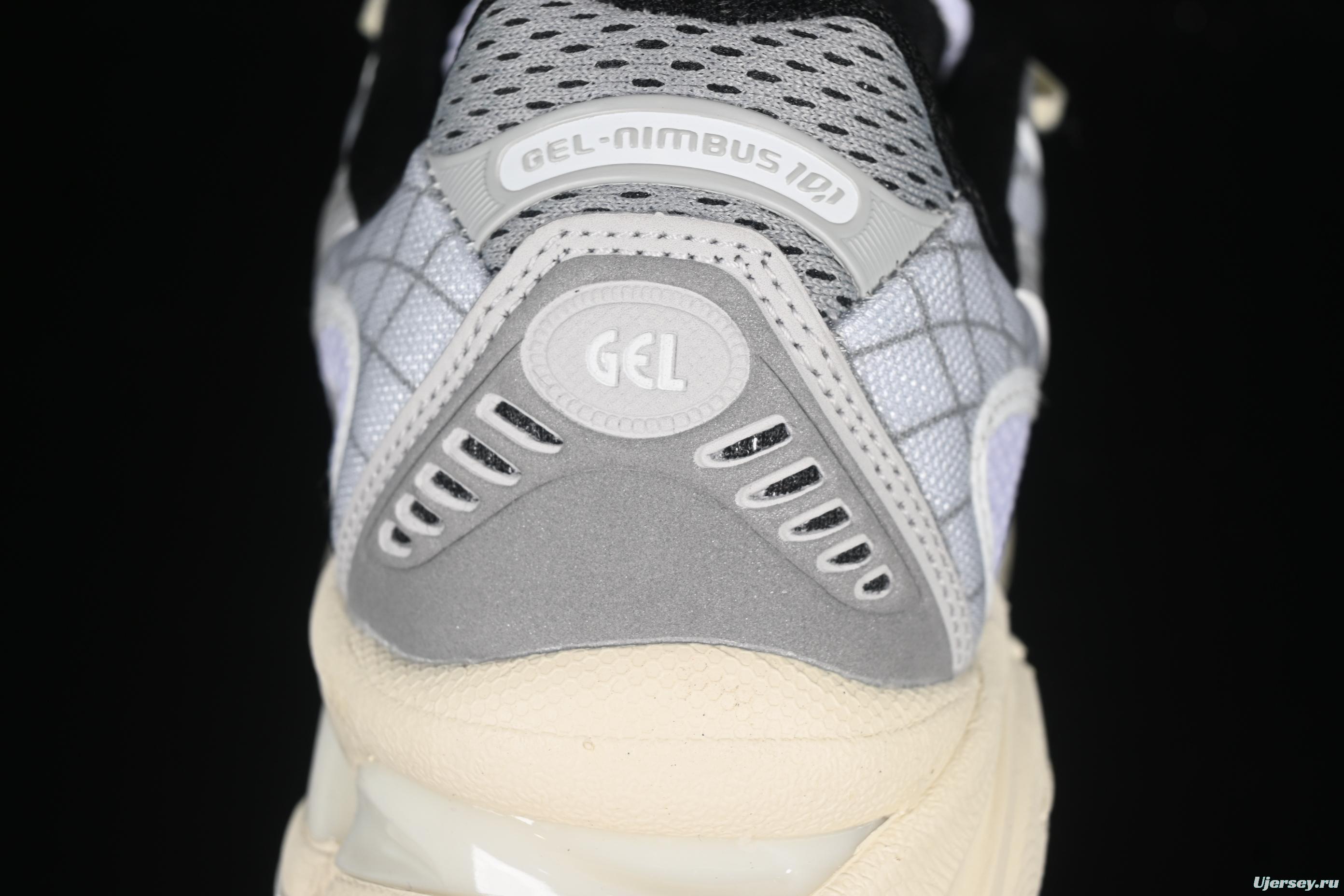 Asics Gel-Nimbus 10.1 Retro Breathable Casual Shoes with Cushioning for Men - 1203A673-100