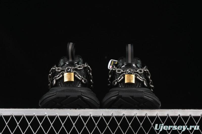 Balenciaga Phantom Sneaker 3XL Running Shoes with Transparent Heel Strap - W3XPL1882