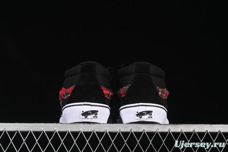 Vans Sk8-Mid Anaheim Collection Scottish Plaid Casual Low-Top Canvas Shoes - VN0A4UWIVNE