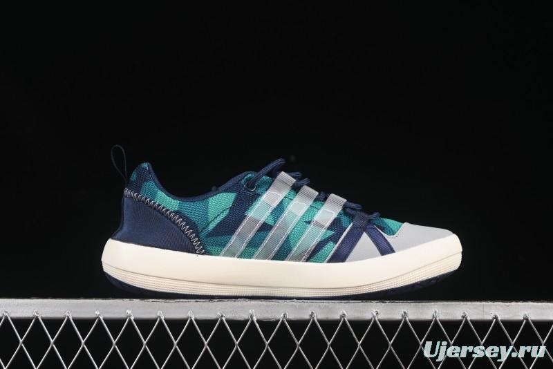 Adidas Climacool Boat Lace Graphic Breathable Cushion Casual Shoes - BA8396