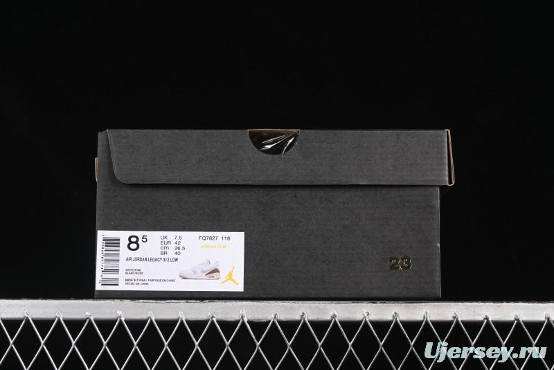 Nike Air Jordan Legacy 312 Low Retro Sneakers with Velcro Strap - FQ7827-116