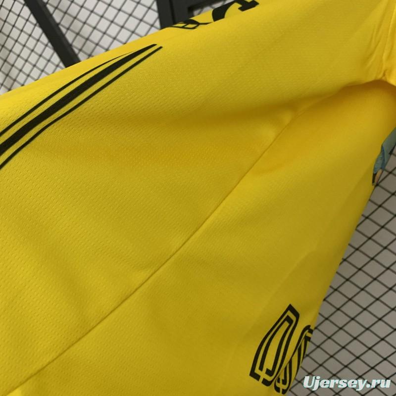 25/26 Borussia Dortmund Yellow with One Piece Design Jersey
