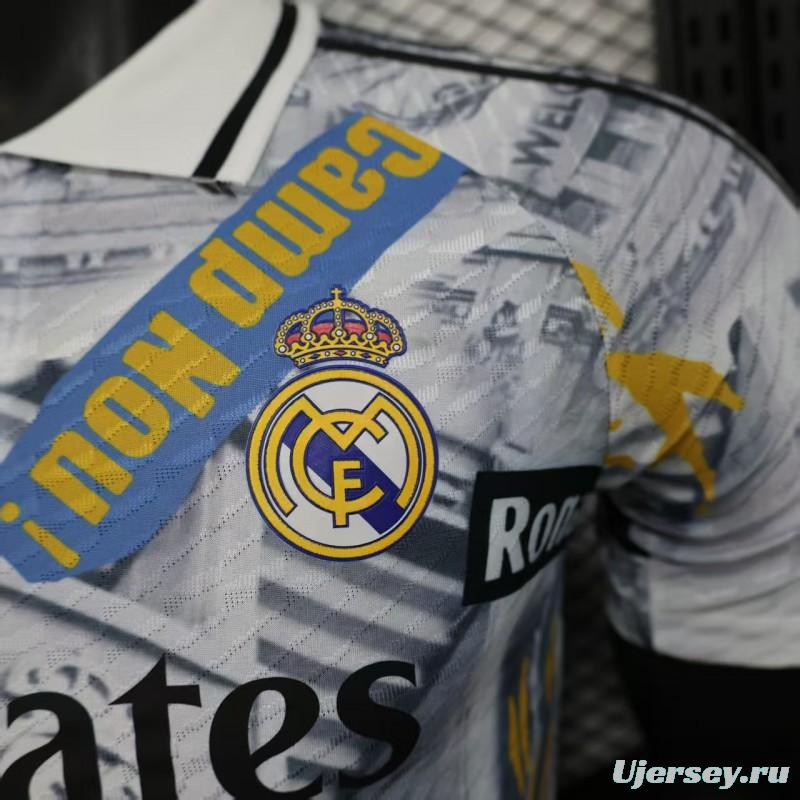 Player Version 25/26 Real Madrid Special Edition Commemorative Legendary Jersey