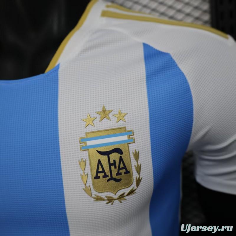 Player Version 2025 Argentina Home Jersey