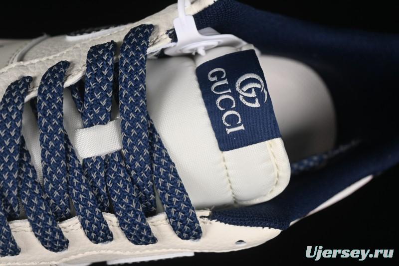 Nike Air Force 1'07 Low Gucci Collaboration Blue Red Swoosh Casual Sneakers - JJ2508-713