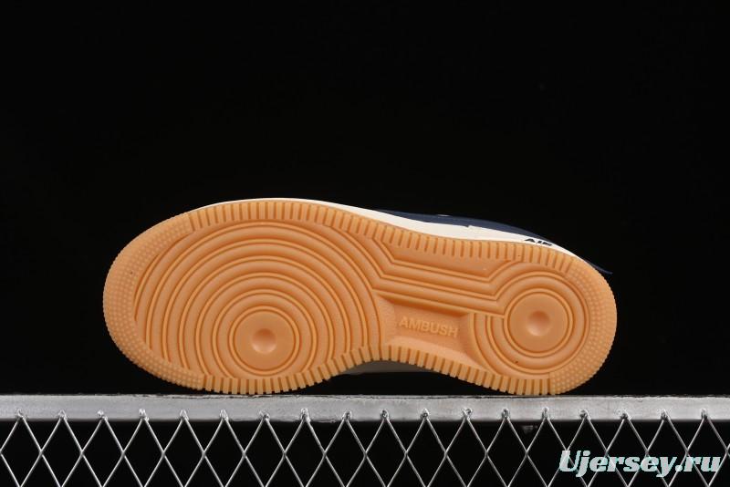 Nike Air Force 1 '07 Low Gucci Collaboration Large Swoosh Gum Sole Casual Sneakers - XS3464-576