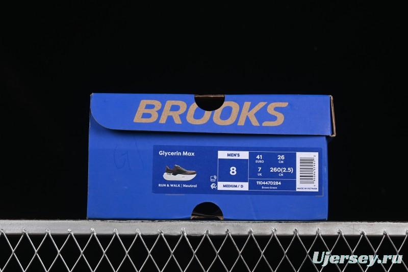 Brooks Glycerin Max Cushioned Marathon Running Shoes with Nitrogen Technology - 110447D284