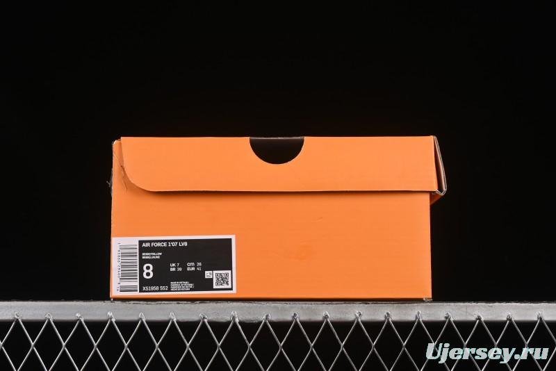 Nike Air Force 1 '07 Low LV Collaboration Beige Grid Casual Sneakers - XS1958-552