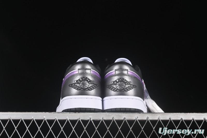 Nike Air Jordan 1 Low AJ1 Dark Purple Low-Top Casual Lifestyle Sneakers - HJ5910-105