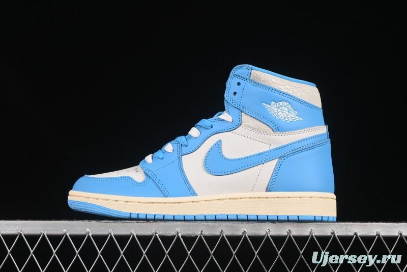 Nike Air Jordan 1 High OG "UNC Reimagined" Retro Basketball Shoes - DZ5485-402
