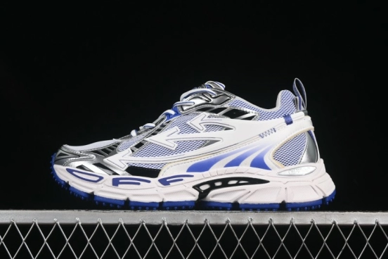 Off-White Be Right Low-Top Lifestyle Sneakers in White Blue - X.E5